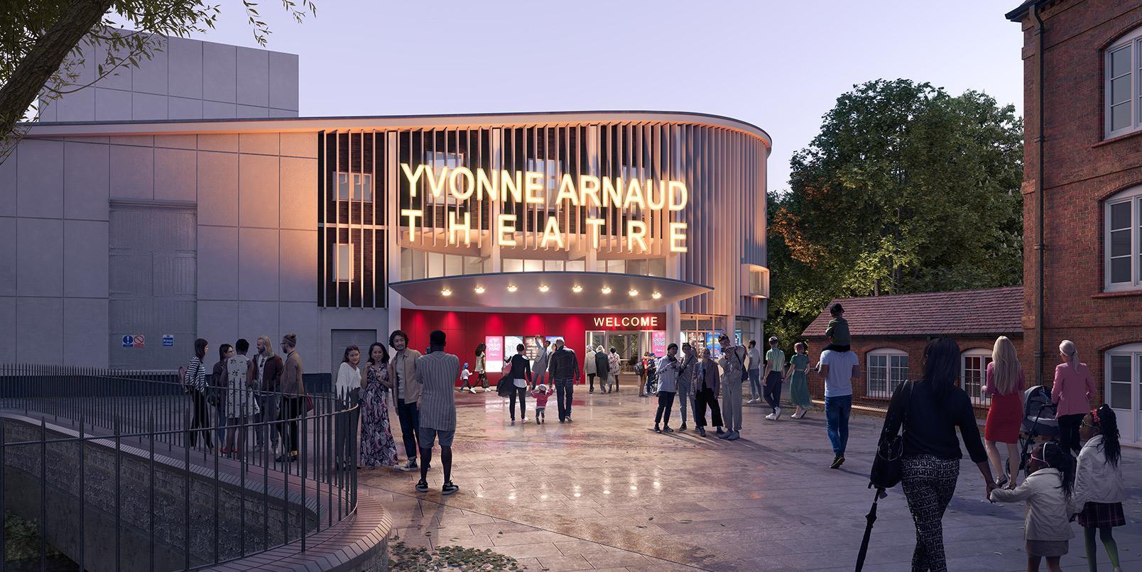 An architect's impression of the vision for the Yvonne Arnaud Theatre.