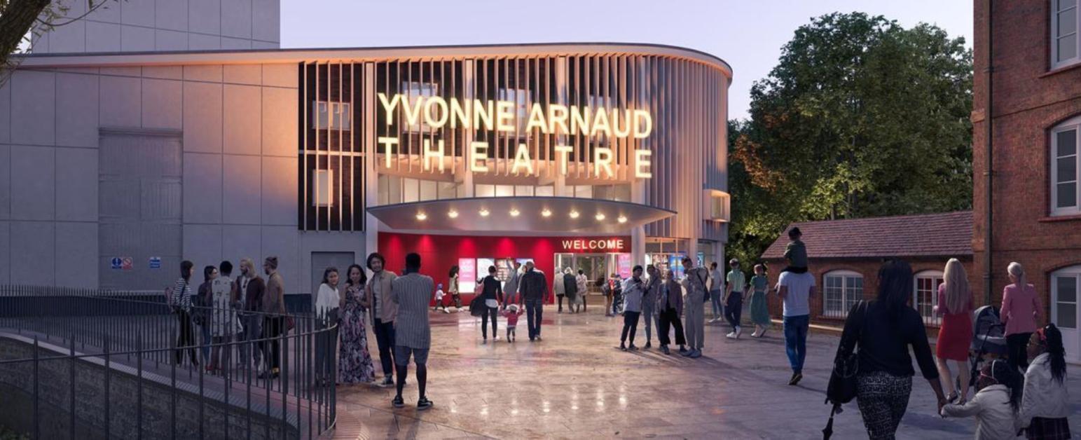 An architect's impression of the vision for the Yvonne Arnaud Theatre.