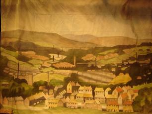 Painted Cloth - Mining Village
