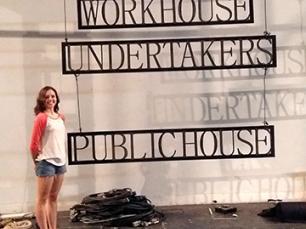 Wooden cut out light-weight signs