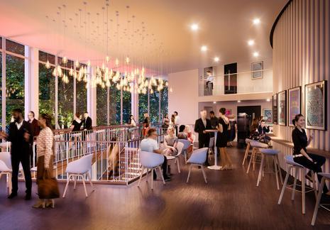 Impression of Stalls bar and new lift access.